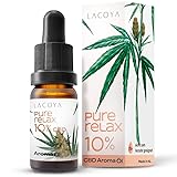 LACOYA® Premium CBD Öl 10% (PURE RELAX) - Aroma CBD Oil 10 Percent - naturbelassenes...