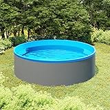 Pool & Spa Schwimmbecken Splasher Pool 350x90 cm Grau