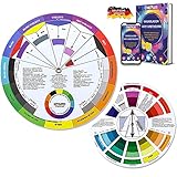 ONE+PLUS, 2 Stück, Color Wheel, Farbmischrad, Farbrad, Farbkreis Drehscheibe deusch,...