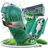 Adlerfokus Kabelbox wasserdicht IP44 [Extra Steckerschutz] Safe Box Zugentlastung -...