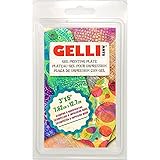 Gelli Arts Druck Teller, Mehrfarbig, 3 x 5-inch