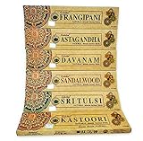 GOLOKA Masala Bio Natürliches Räucherstäbchen-Sortiment | Aromatherapie mit...