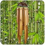 Windspiel Klangspiel Bambus Deko Mobile Klangröhren Klang-Spiel Entspannung Garten...