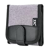 JJC Filtertasche mit 3 Fächern für Filter bis Ø 82mm, Elastisches Neopren Tragetasche...