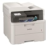 Brother DCP-L3560CDW - Kompaktes 3-in-1 Farb-LED Multifunktionsgerät mit WLAN/LAN, ADF...
