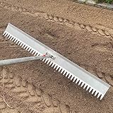 RISISANI® Landschaftsrechen M, L oder XL | Planierrechen | Landscape-Rake | Rake | Ideal...