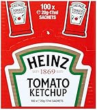 Heinz Tomato Ketchup Classic – Tomatenketchup in Portionsbeutel – 100 x 17 ml