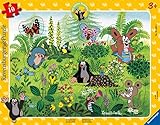 Ravensburger Kinderpuzzle 05696 - Spielspaß im Garten - 10 Teile Der kleine Maulwurf...