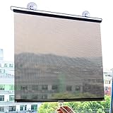 Sonnenschutz Rollo Verdunkelungsrollo Mit Saugnapf,Fensterrollo Rollo...