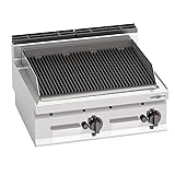 GGM Gastro | GLB873G | Gas Lavasteingrill (13,8 kW)