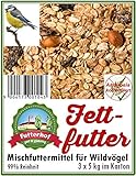 Futterhof Fettfutter 3 x 5 kg = 15 kg, GRATIS Versand mit DHL