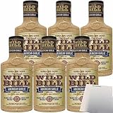 REMIA Wild Bill American Garlic Sauce Knoblauch Grillsauce 6er Pack (6x450ml Flasche) +...