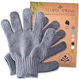 TEMPLE SPRING - Peelinghandschuh, Peeling Handschuh aus Bambus, Peeling Handschuhe,...