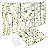 Patchwork Lineal Quilten Lineal Universal Lineal Nähen 15x15 cm Schneidelineal 30x15 cm...