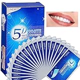 Teeth Whitening Strips, Bleaching Non Sensitive Zahnbleaching Stripes für Zähne...